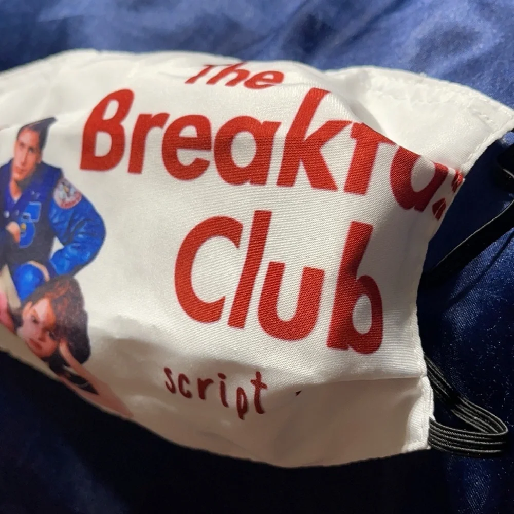 6/$20 New The Breakfast Club face mask